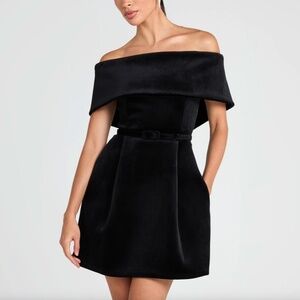 Nadine Merabi CARMEN BLACK DRESS